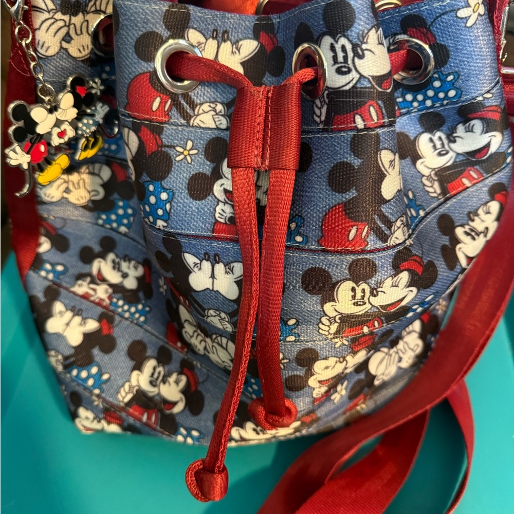 Harveys Mickey Mouse Shoulder Bag - Red and Blue Harveys